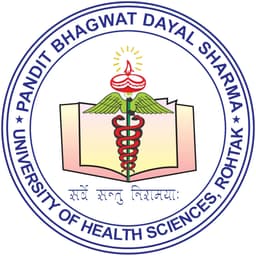 Pt BD Sharma University of Health Sciences Rohtak Logo