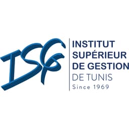 University of Tunis Higher Institute of Management of Tunis Logo