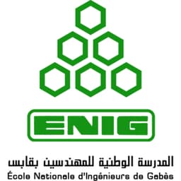 University of Gabes National Engineering School of Gabes Logo